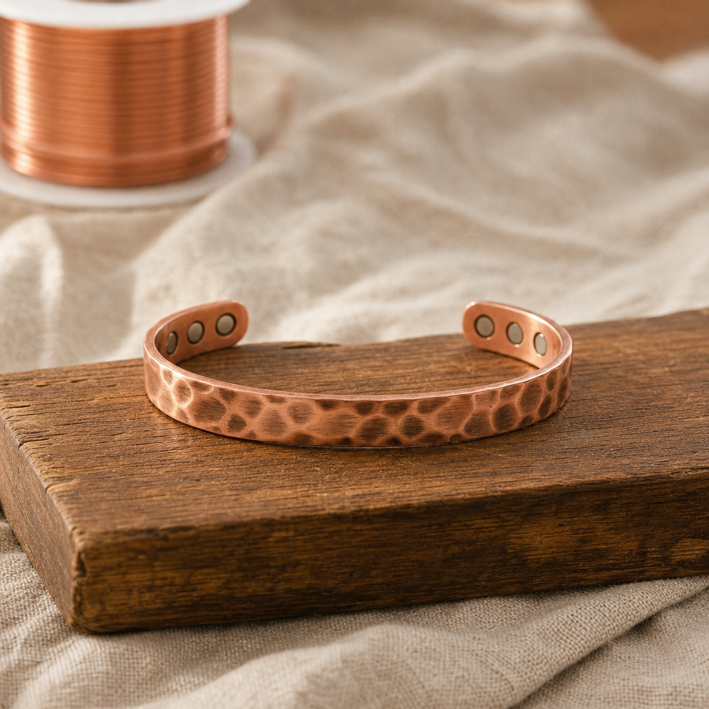 Furrow Copper Bracelet