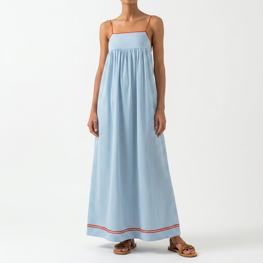Ottilie Gathered Maxi Dress