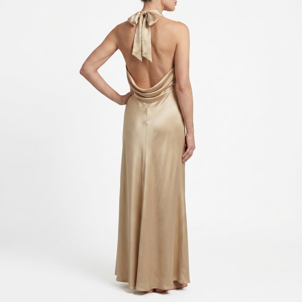 Paloma Satin Maxi Dress