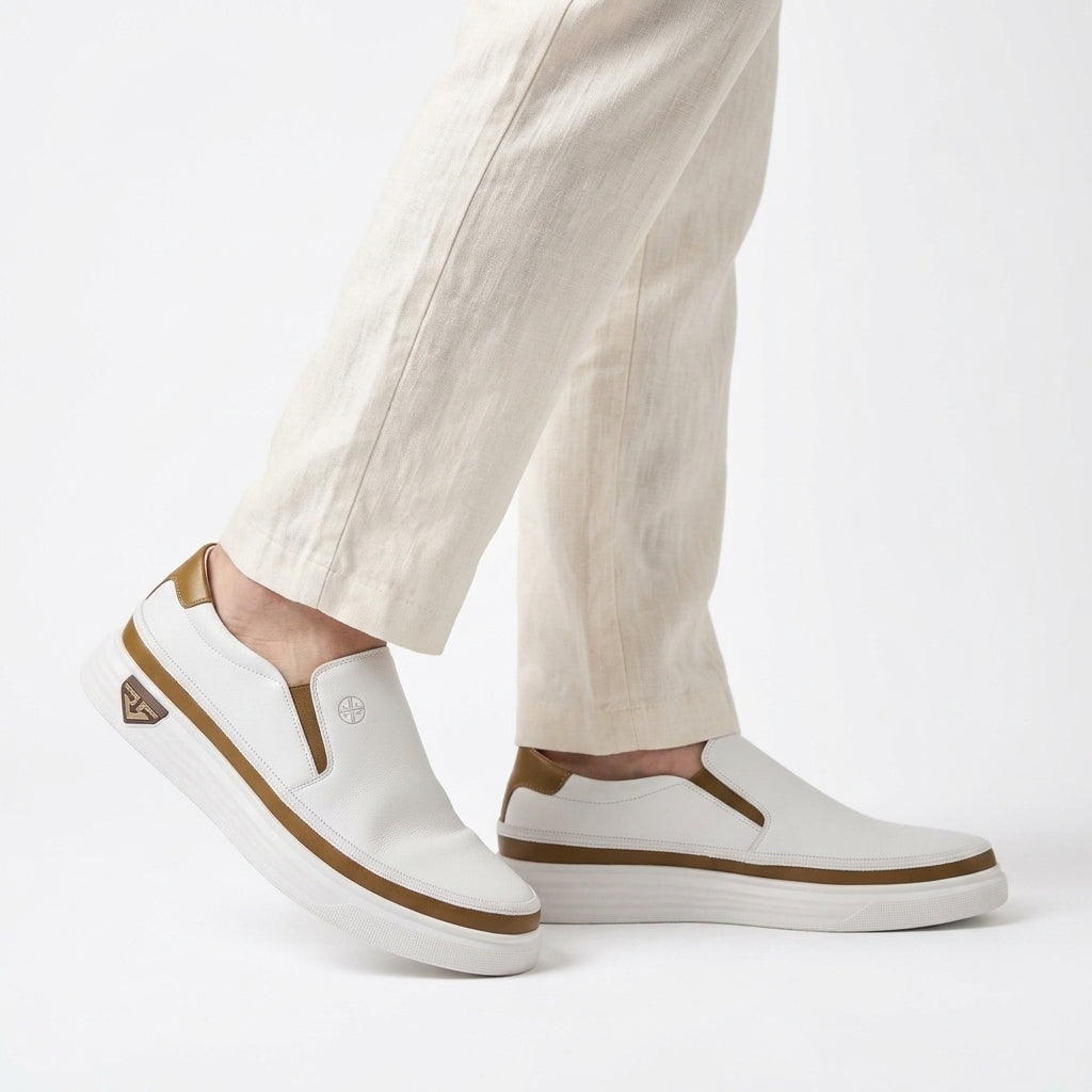 Vittorio Leather Slip-Ons