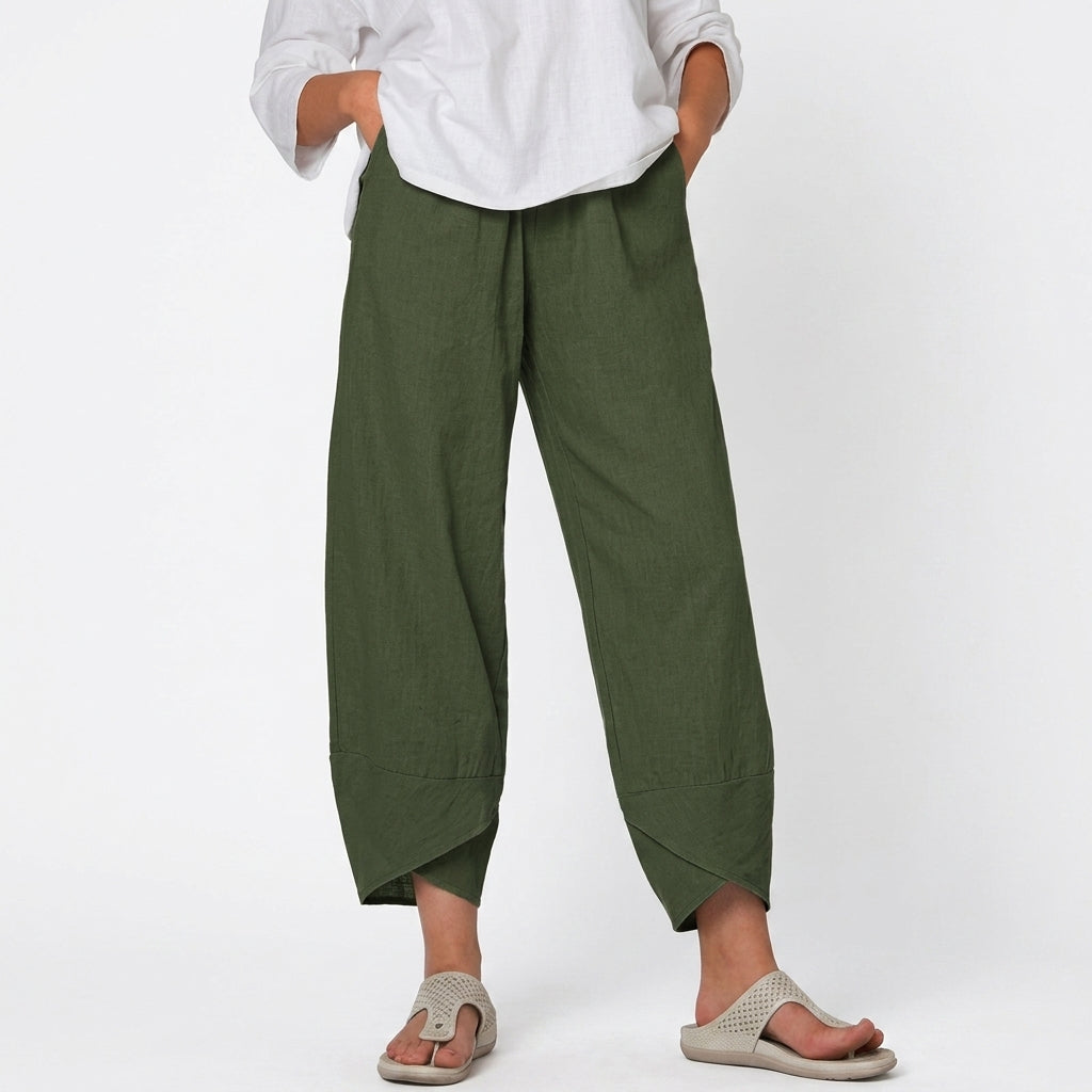 Paloma Linen-Look Trousers