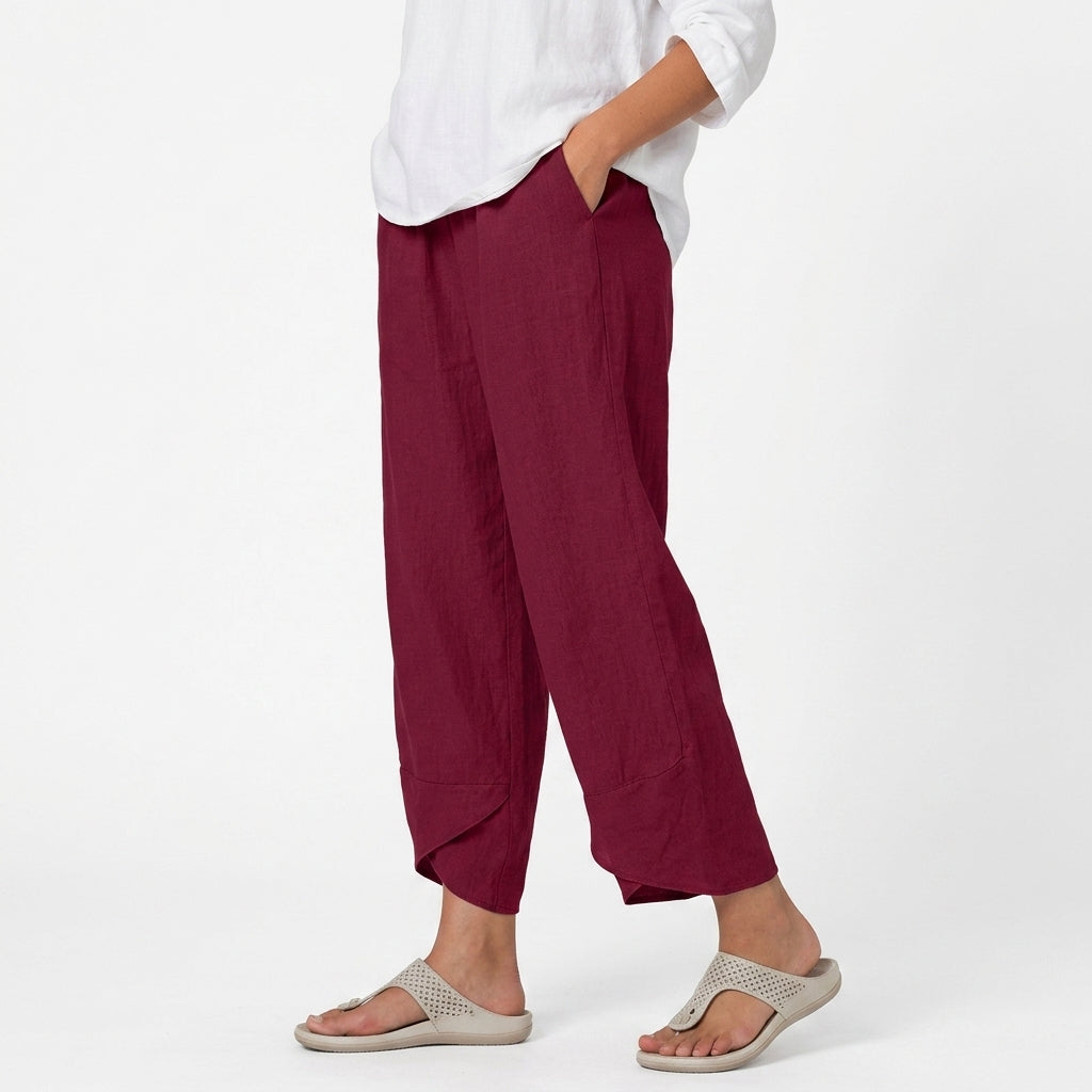 Paloma Linen-Look Trousers