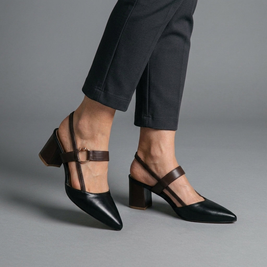 Santoro Leather Heels