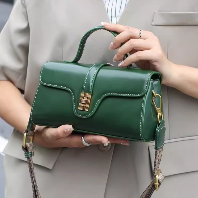 Margot - Structured Top Handle Satchel Bag