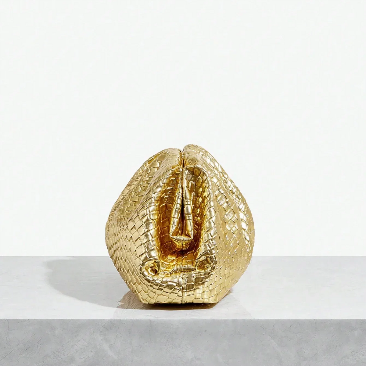 Octavia - Textured Red Clutch Bag