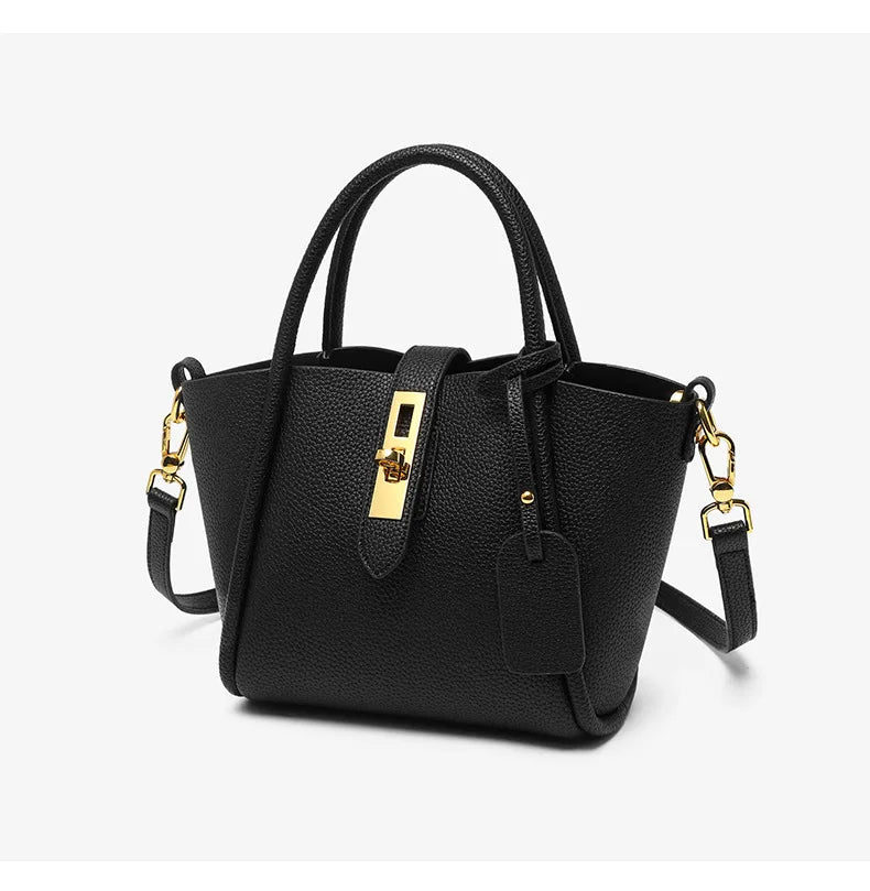 Juliet - Grained Tote Handbag