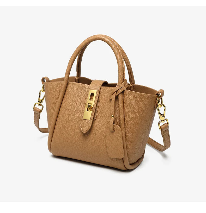 Juliet - Grained Tote Handbag