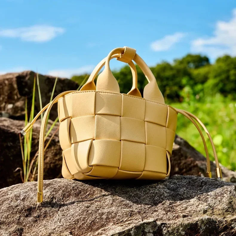 Orla - Woven Mini Basket Bag