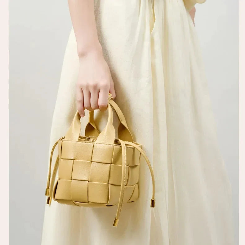Orla - Woven Mini Basket Bag