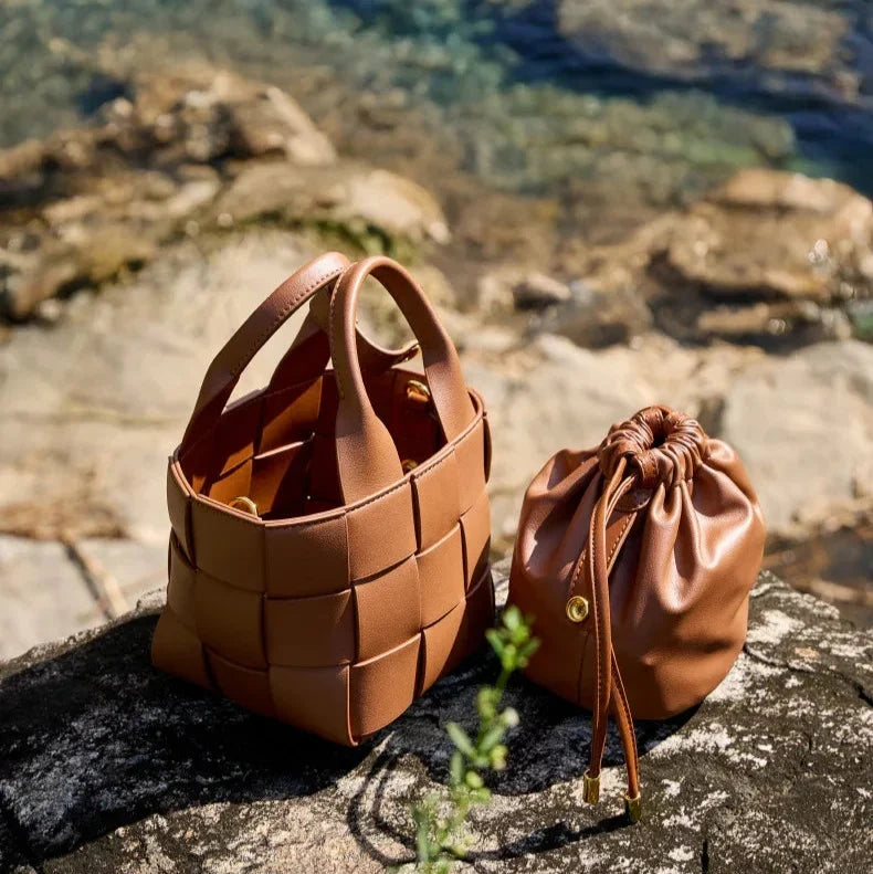 Orla - Woven Mini Basket Bag
