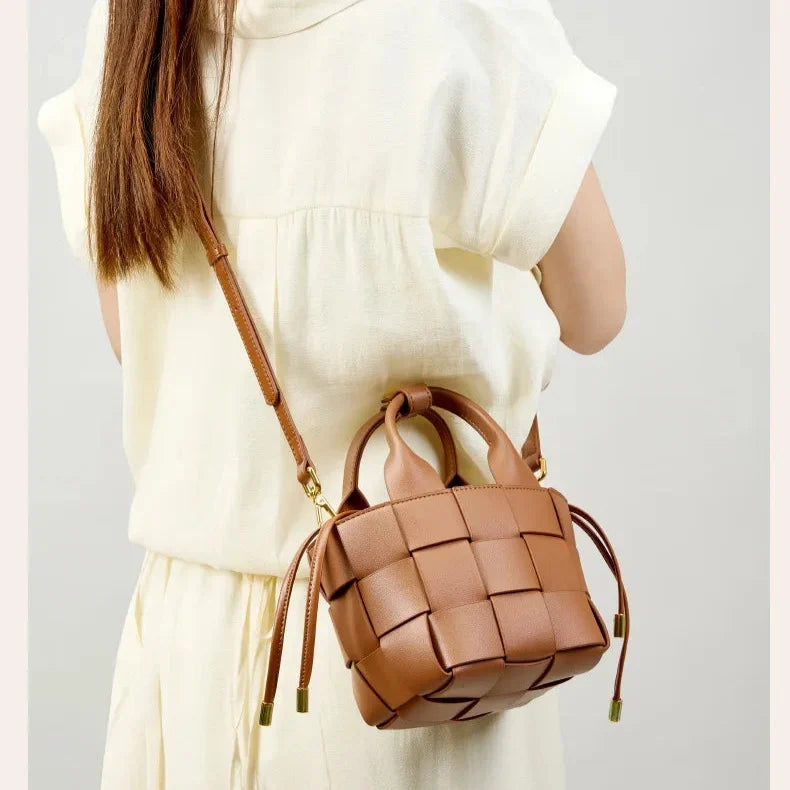 Orla - Woven Mini Basket Bag