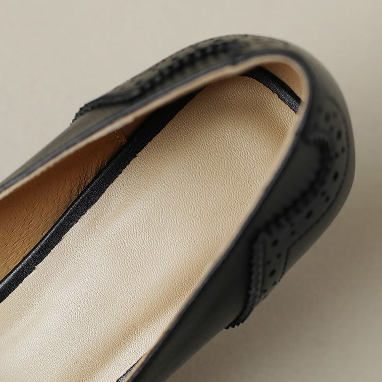 Célora Leather Ribbon Pumps