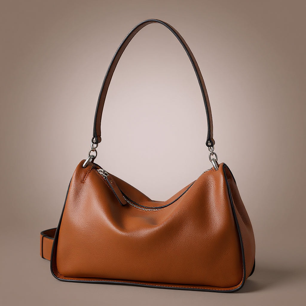 Harriet - Slouchy Tan Shoulder Bag