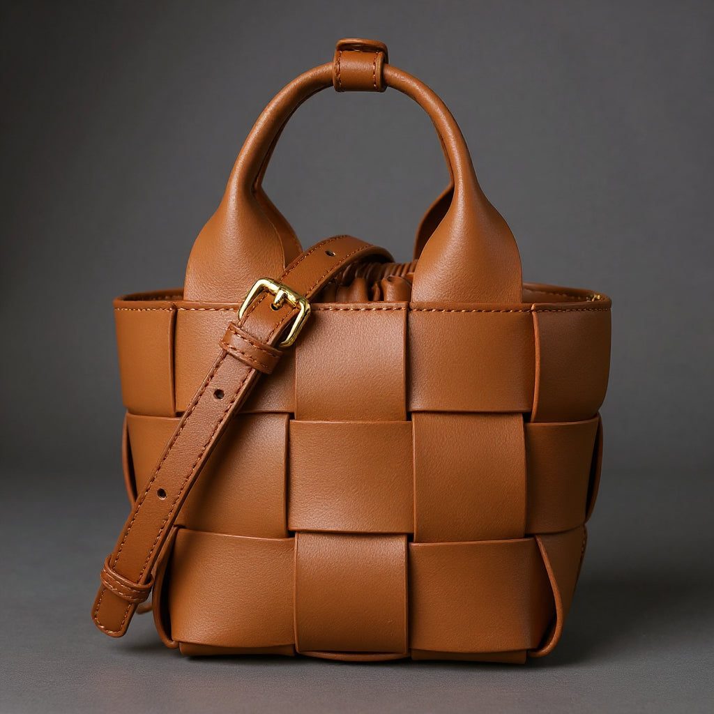 Orla - Woven Mini Basket Bag