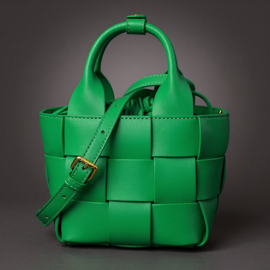 Orla - Woven Mini Basket Bag
