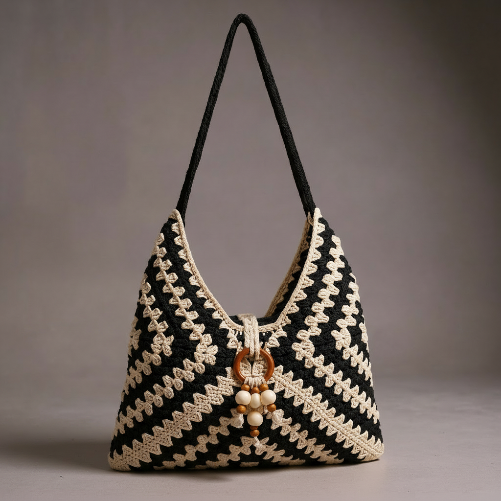 Esme - Crochet Shoulder Bag