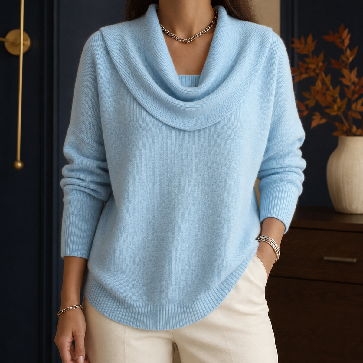 Sibylla Cowl Neck Sweater