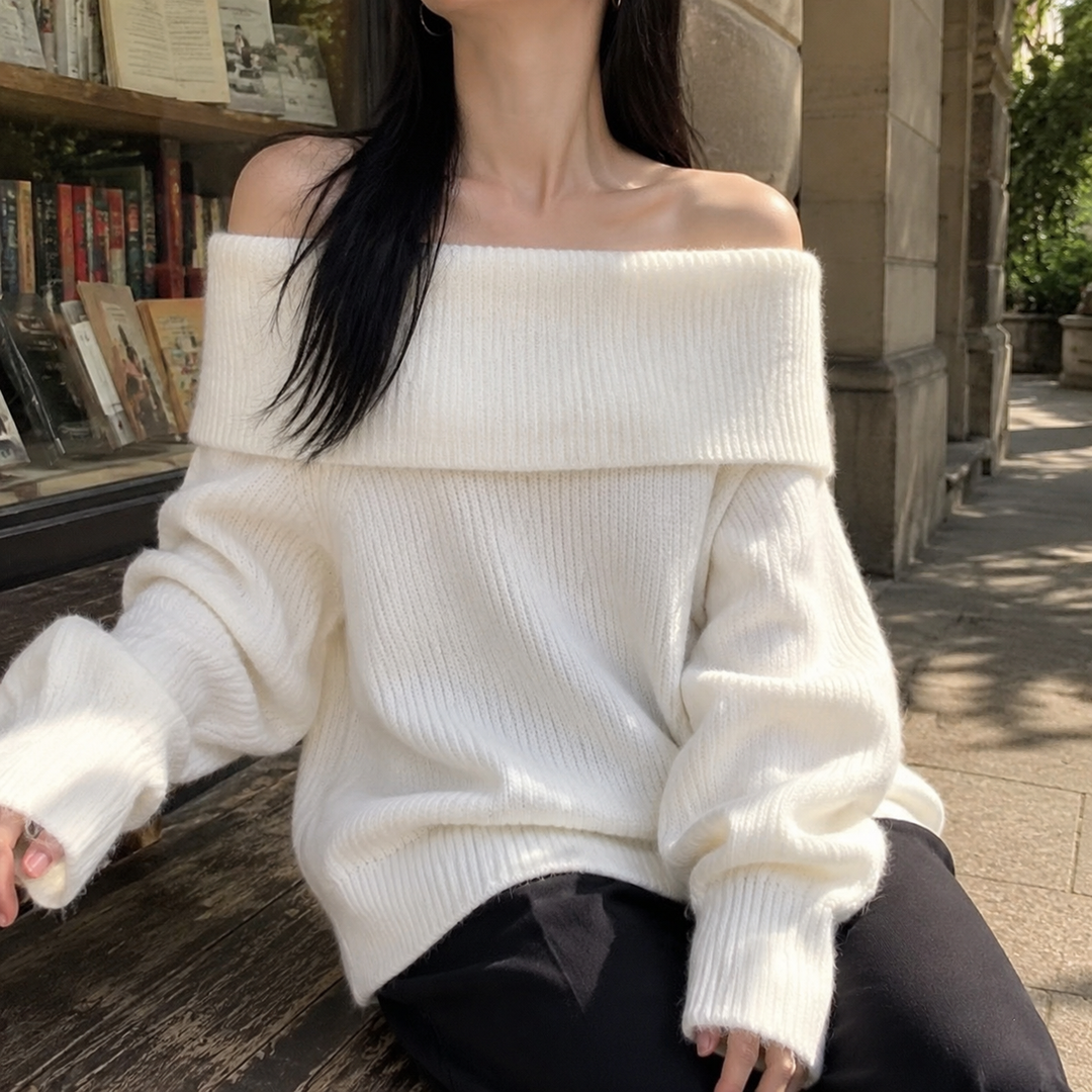 Magdalena Off Shoulder Sweater