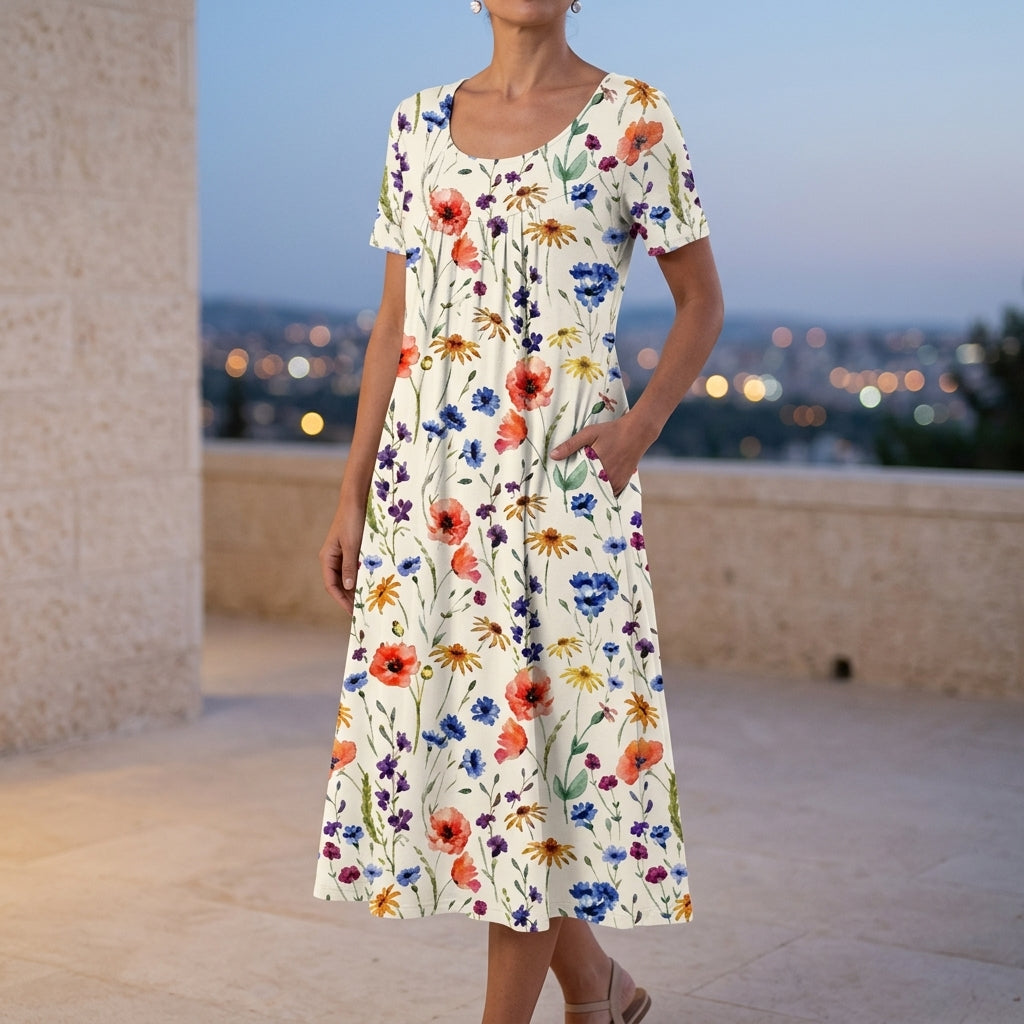 Celeste Gathered Sundress