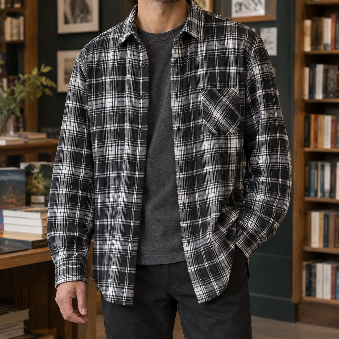 Nathan-Dean Plaid Overshirt