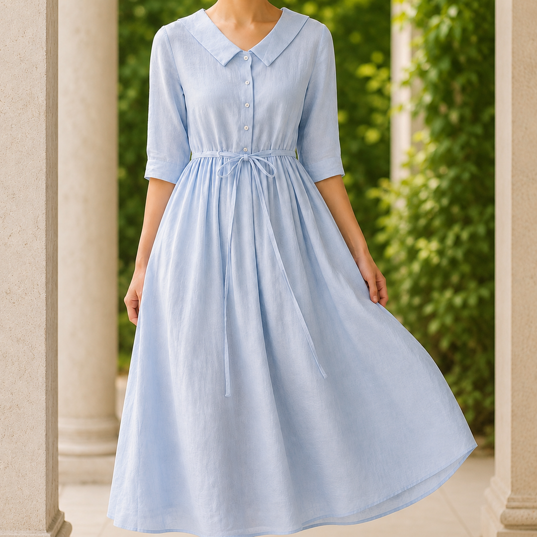 Matilda Belted Midi Dress