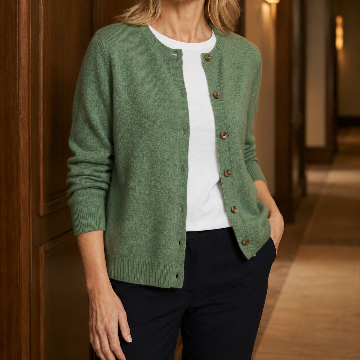 Annabel-Jane Crew Neck Sweater