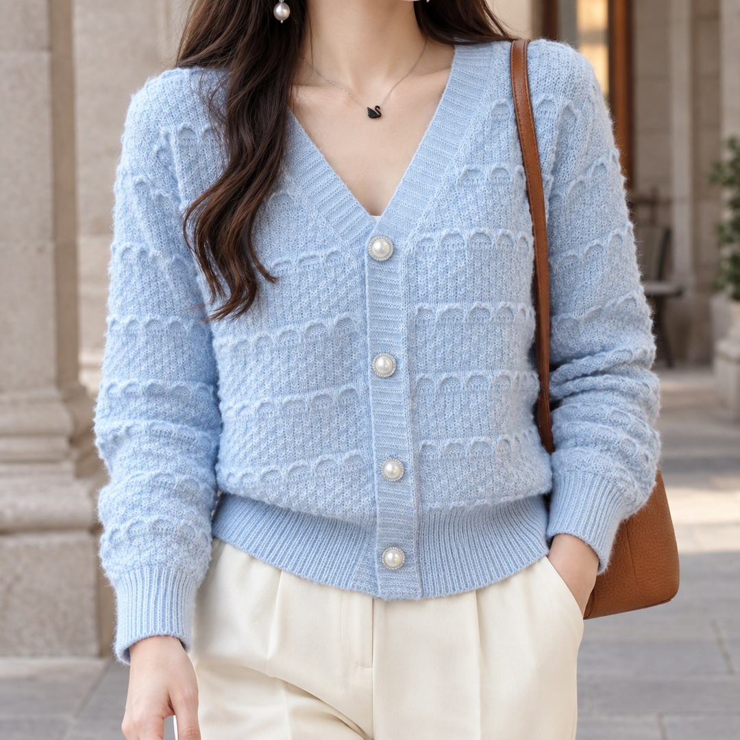 Hesper-Faye Textured Cardigan
