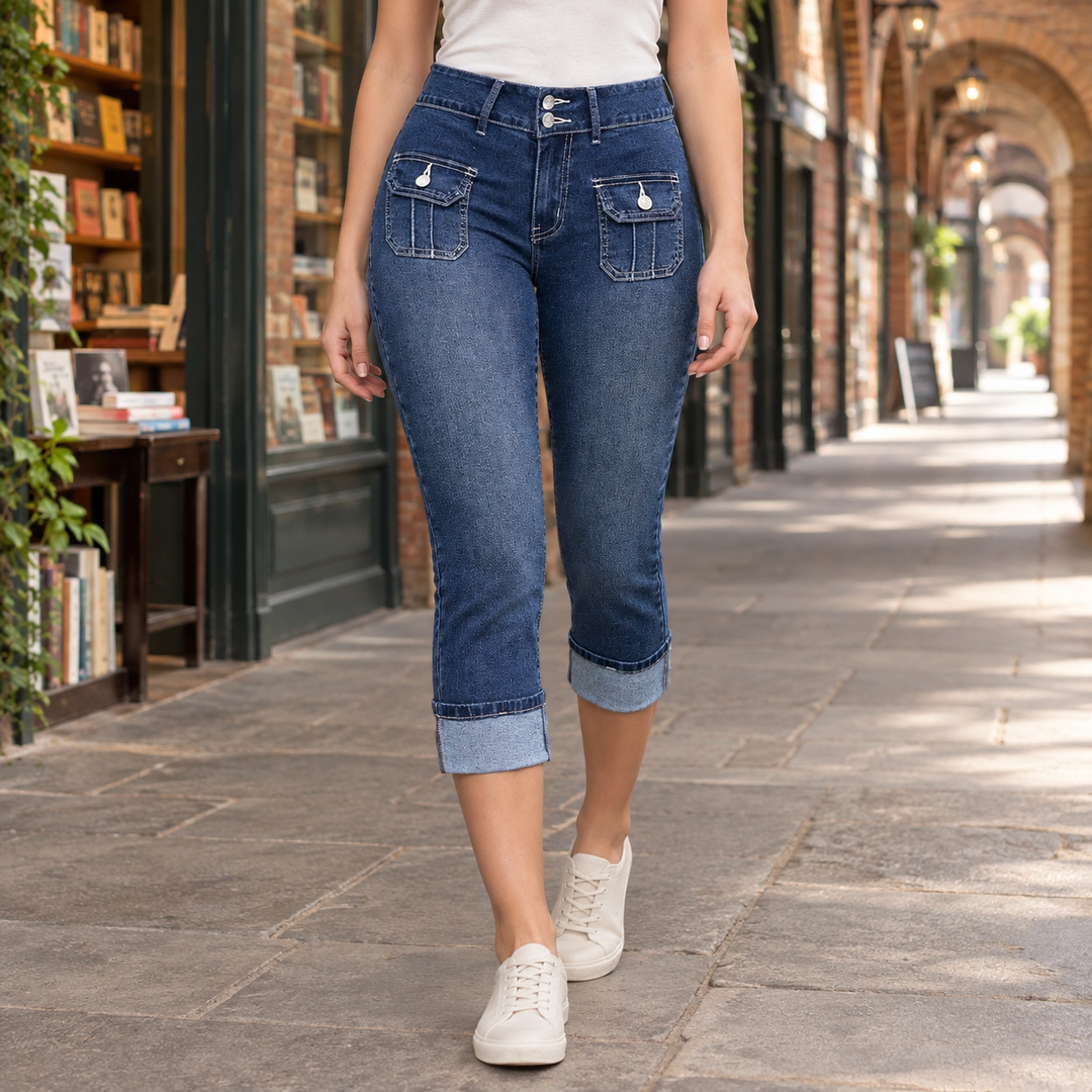 Megan Slim Capri Jeans