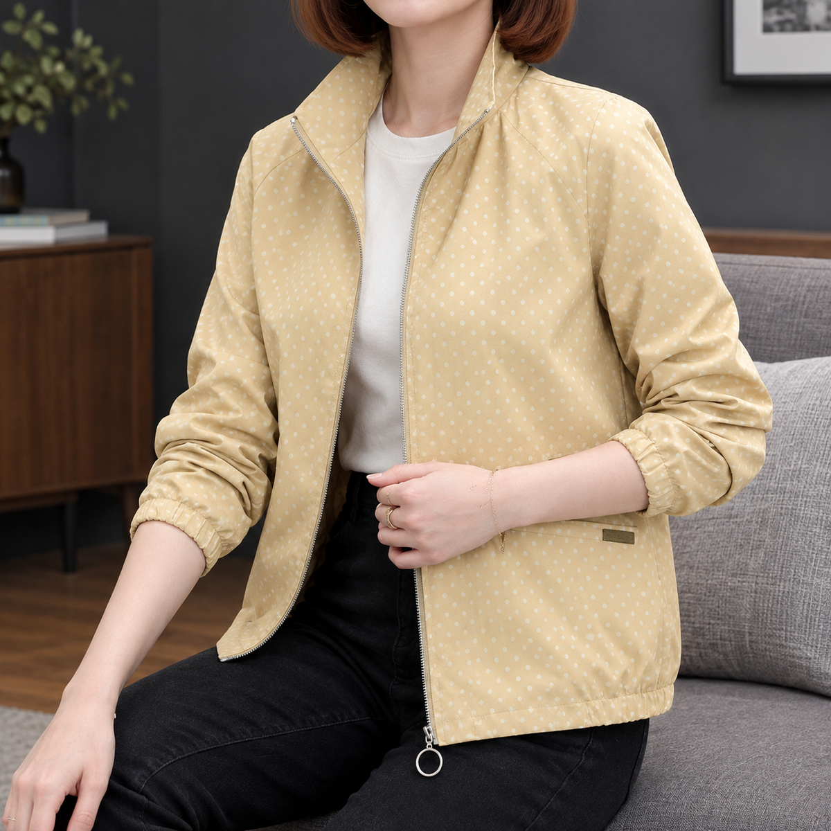 Stacey Polka Dot Jacket