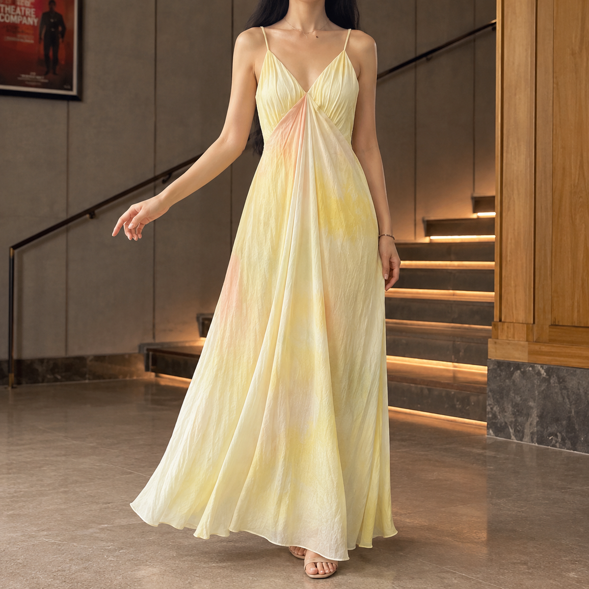 Cadence Draped Maxi Dress