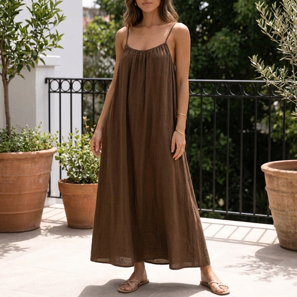 Clara Backless Maxi Dress