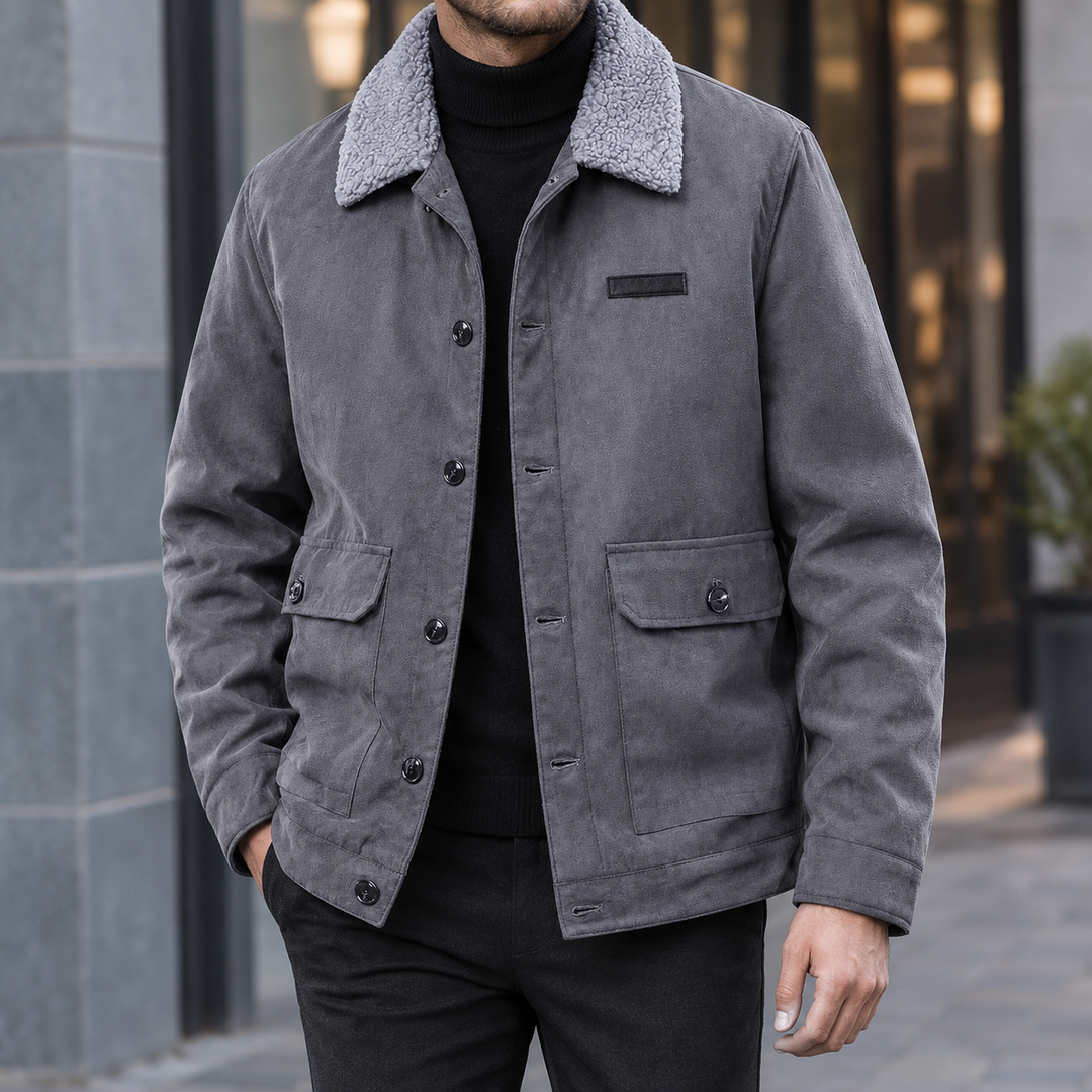 Felix-Flynn Fleece Collar Jacket