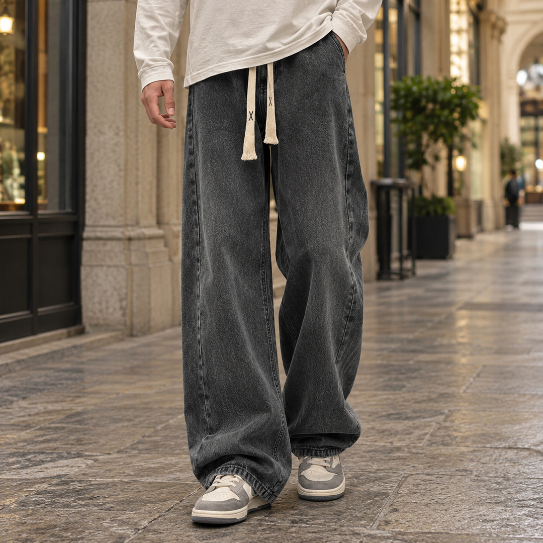 Marcus-Hayes Wide Leg Jeans