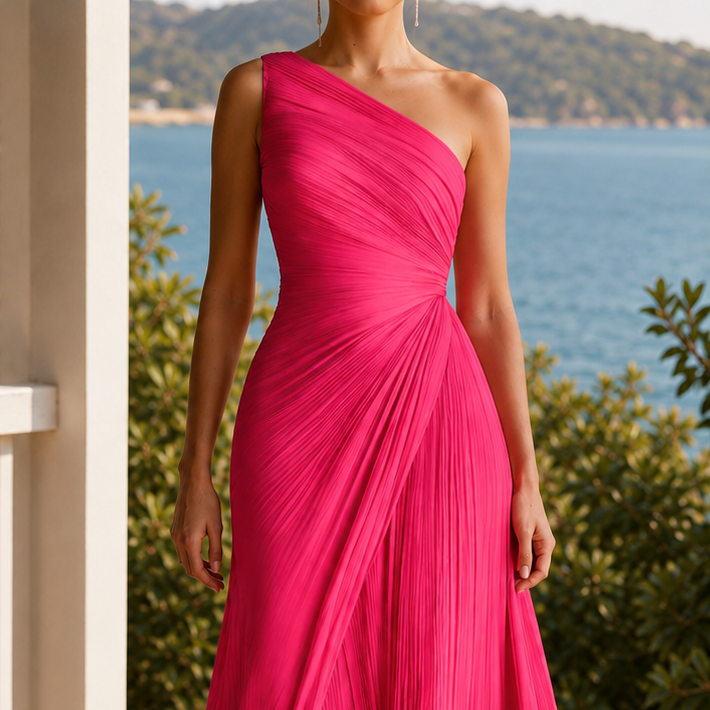 Estelle One-Shoulder Dress