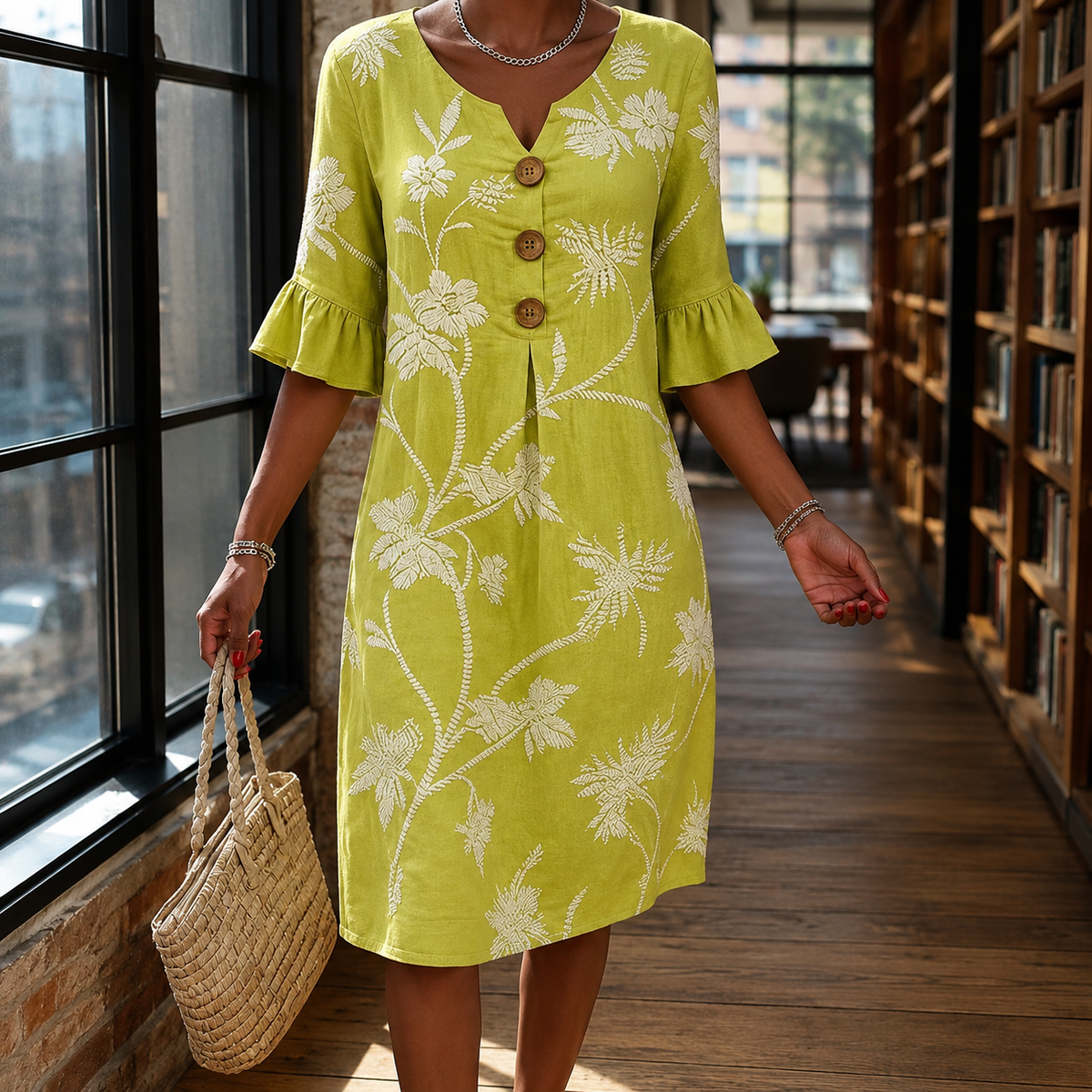 Penelope-Elise Botanical Dress