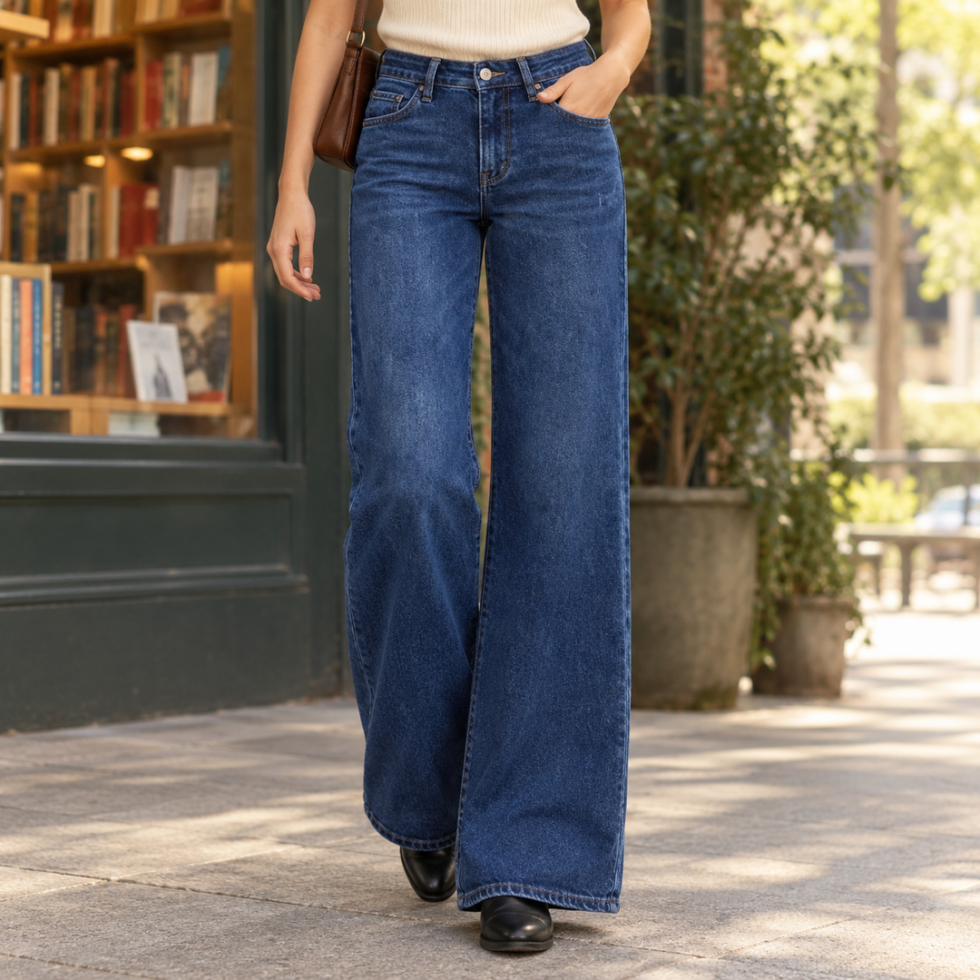 Sarah-Marie Wide Leg Jeans