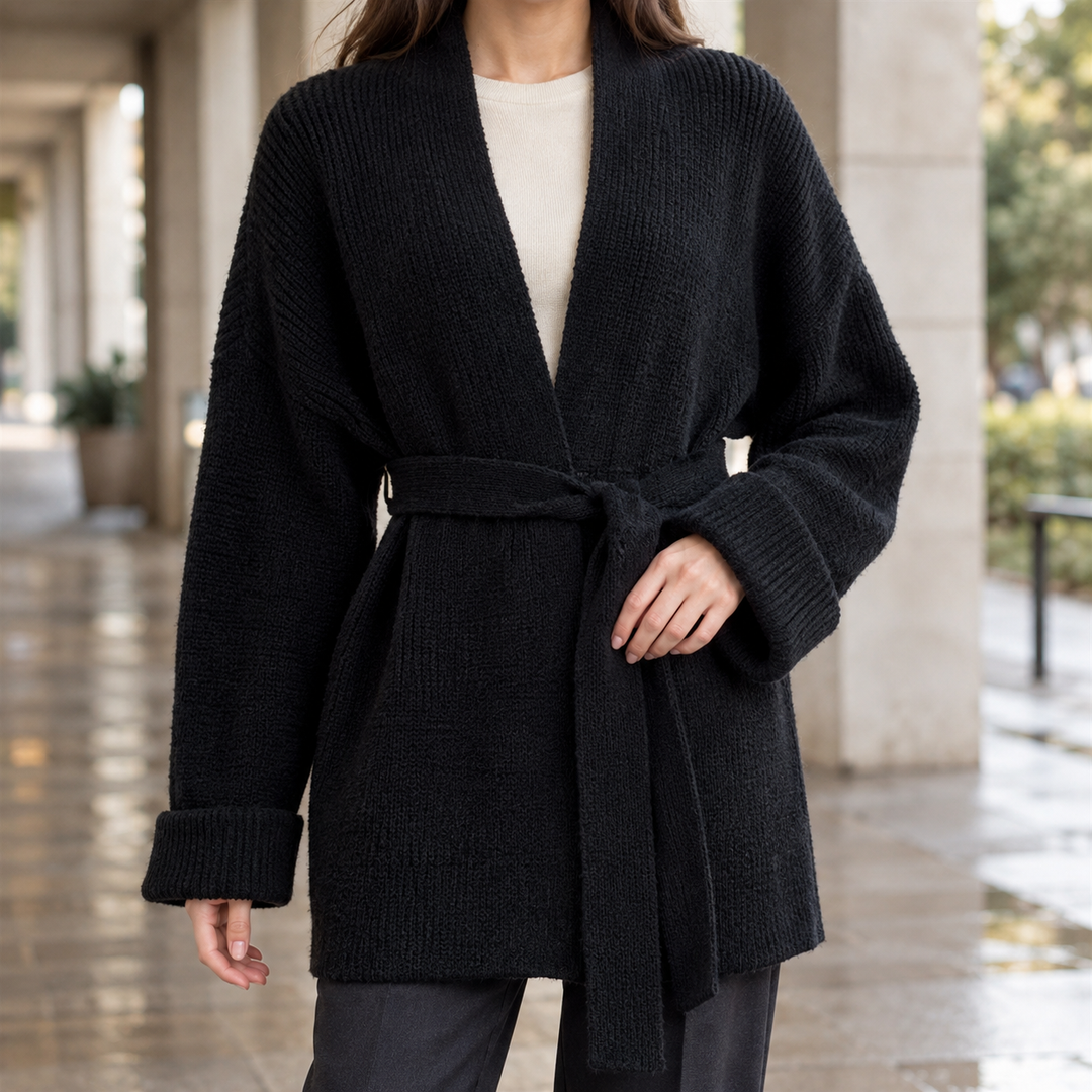 Michelle-Jade Belted Cardigan