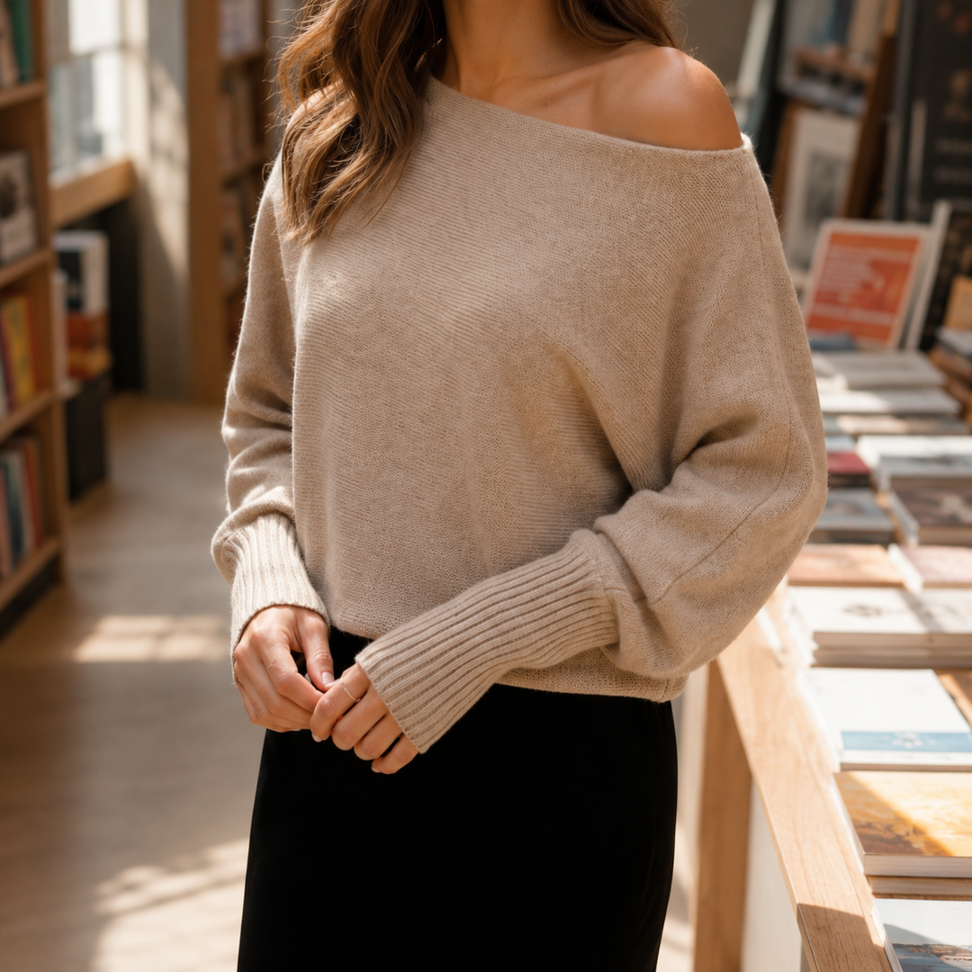Fleur Off Shoulder Sweater