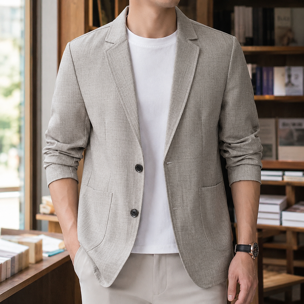 Bastien Woven Blazer