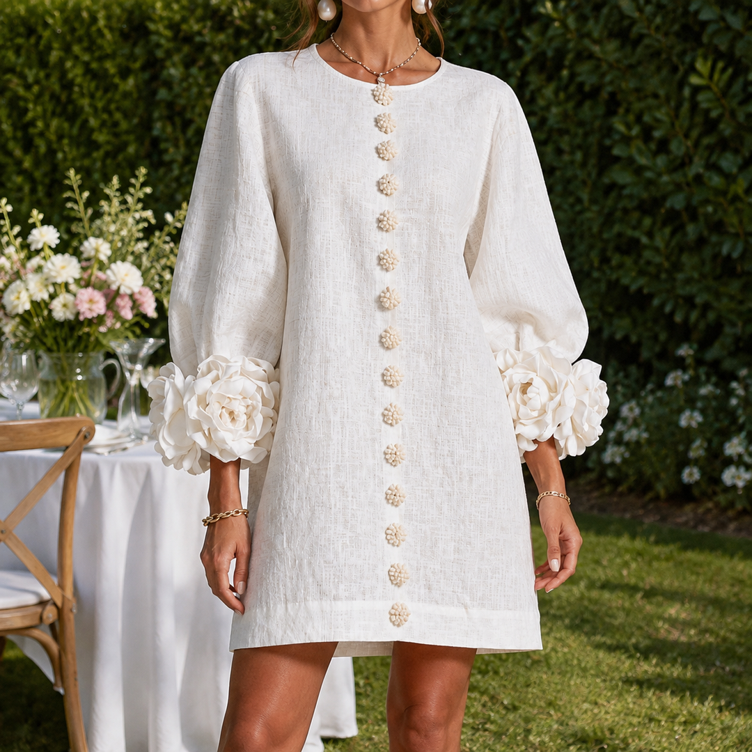 Nadia-Marie Rosette Cuff Dress