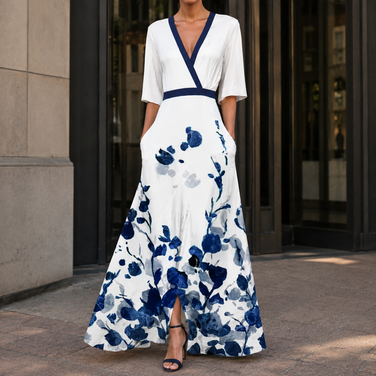 Aria Wrap Maxi Dress