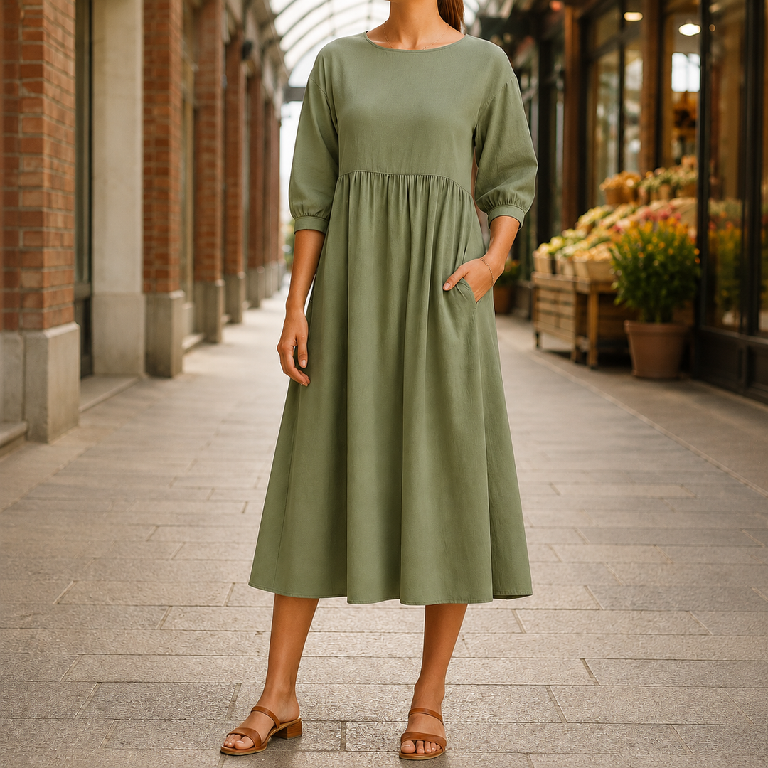 Ramona-Mae Empire Midi Dress