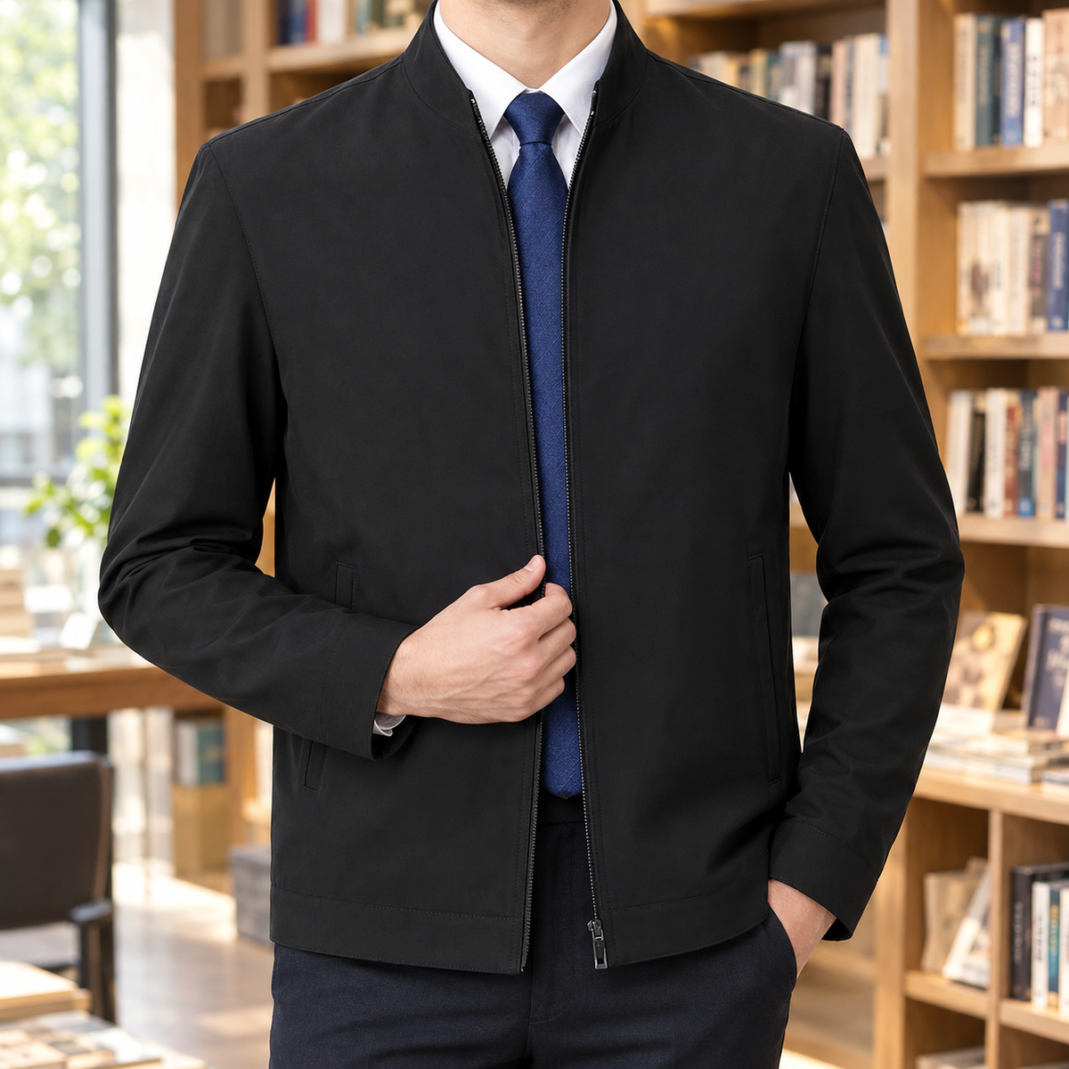 Sigmund Stand Collar Jacket