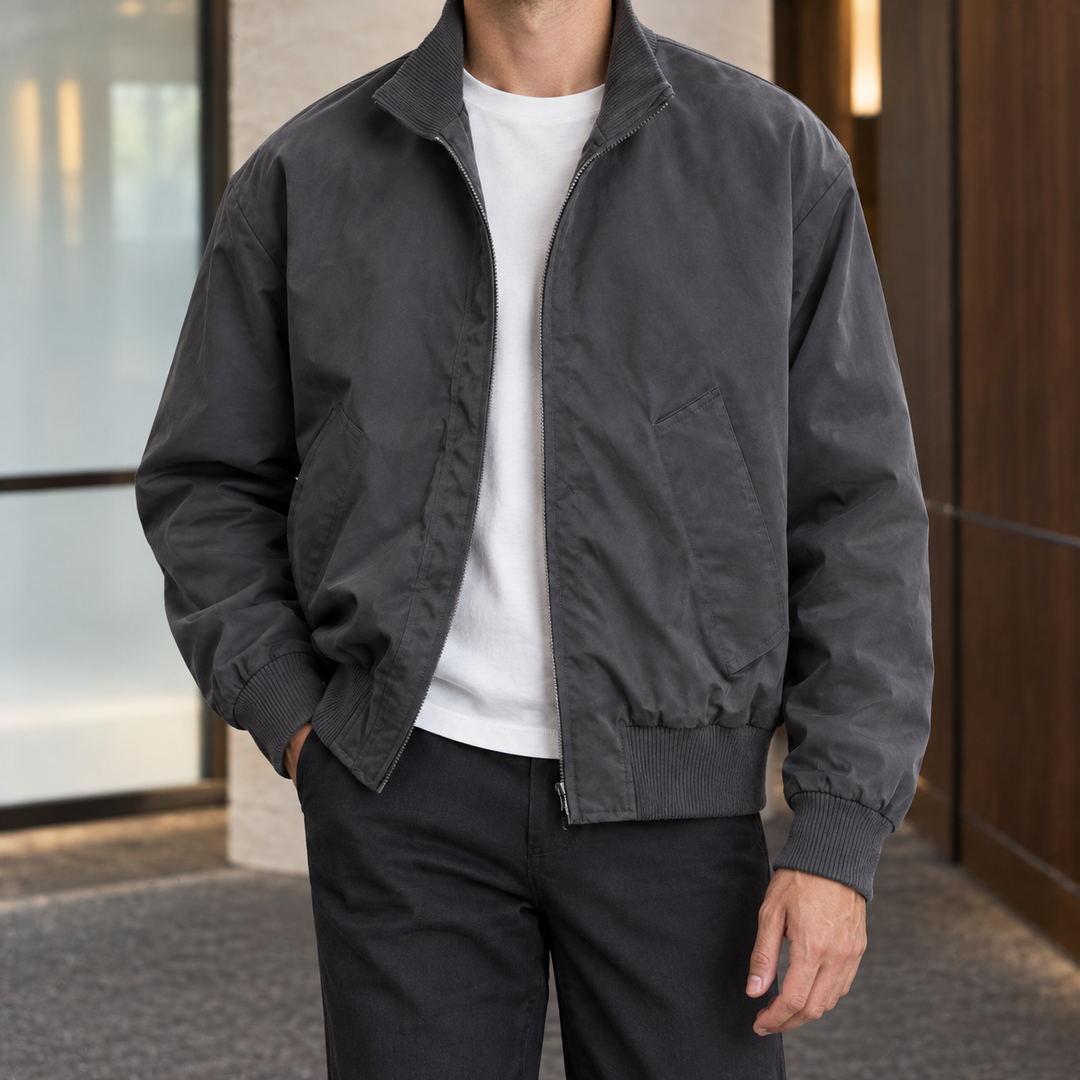 Godfrey-Ellis Ribbed Collar Jacket