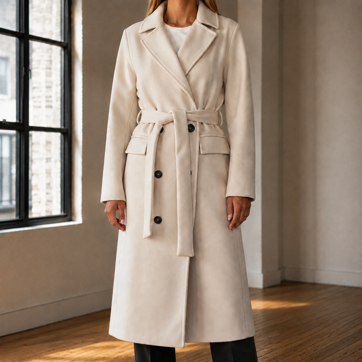 Natalia Belted Overcoat