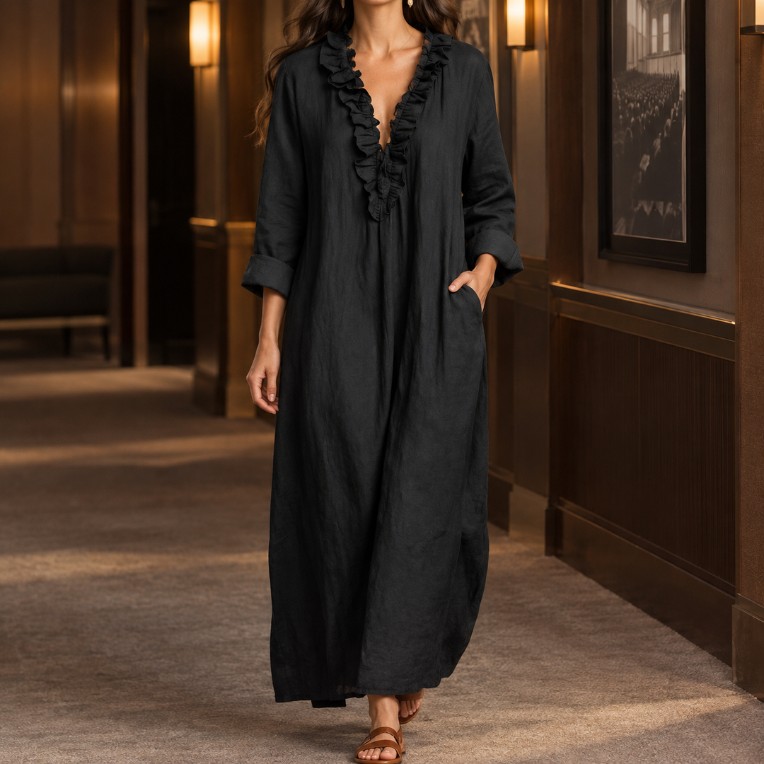 Riley Ruffle Maxi Dress