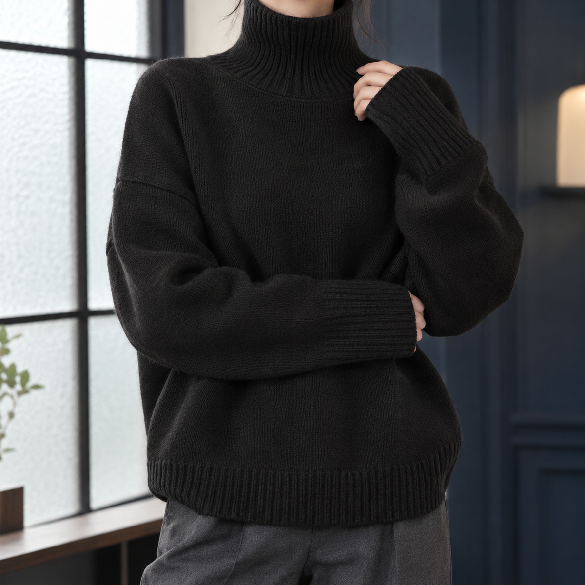 Cleo-Marie Wool Turtleneck