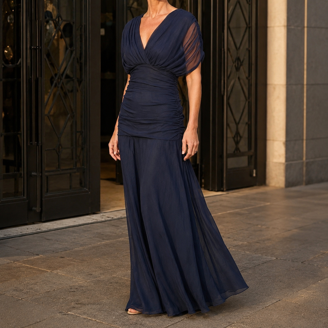 Elodie Ruched Maxi Dress