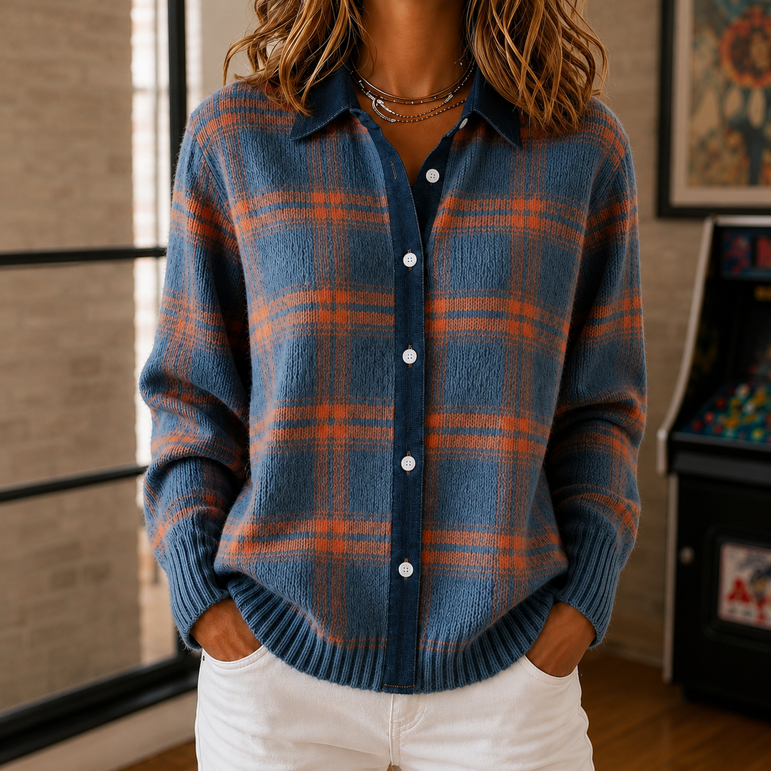 Luna Plaid Sweater