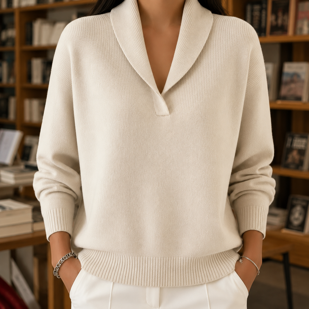 Madeleine Shawl Collar Sweater